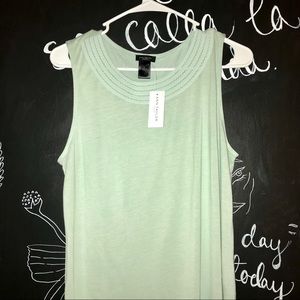 ann taylor blue blouse